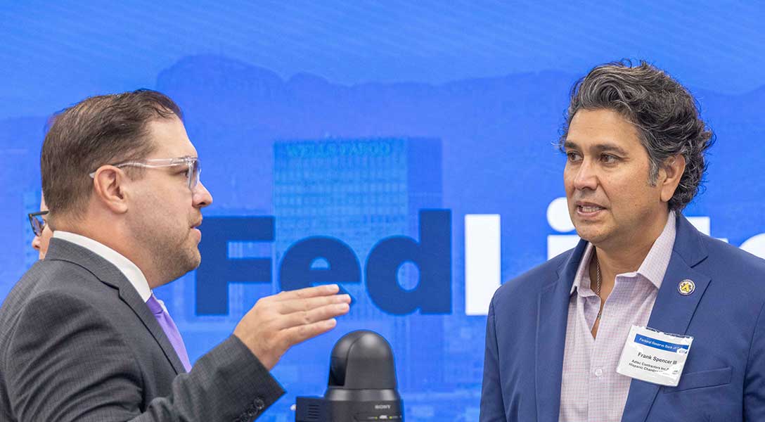 A Fed Listens event brought together a cross-section of El Paso business and community leaders to share their perspectives on economic issues with Dallas Fed leadership.