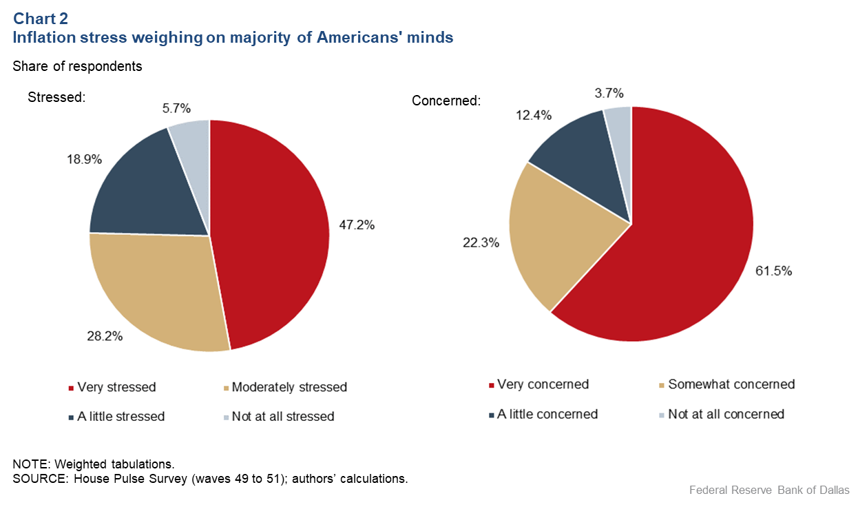 Chart 2: Inflation stress is weighing on the majority of Americans' minds