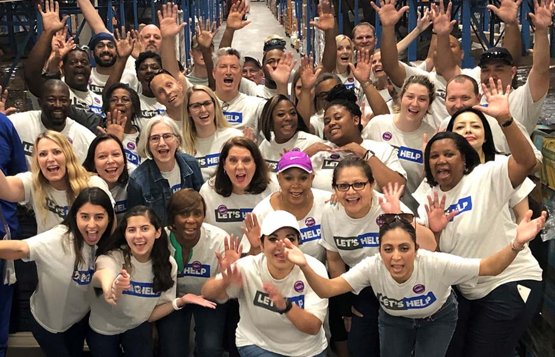 Volunteers at Houston Food Bank