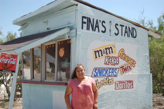 A small business operated from a colonia resident’s home lot